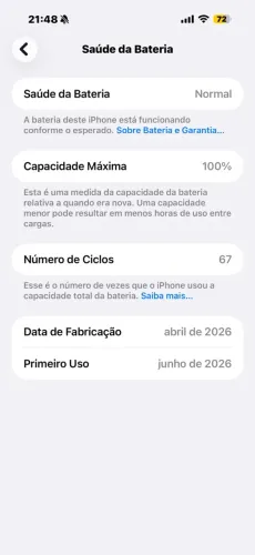 iPhone 17 promax 256gb laranj