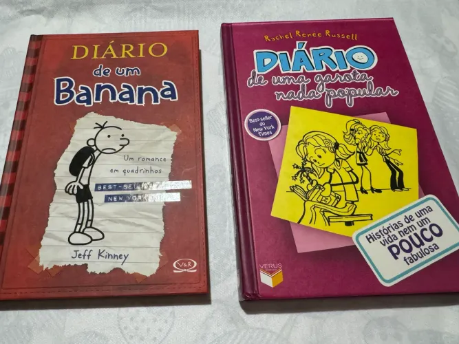 Kit livros do Diário de um baba e de uma garota nada Popularr