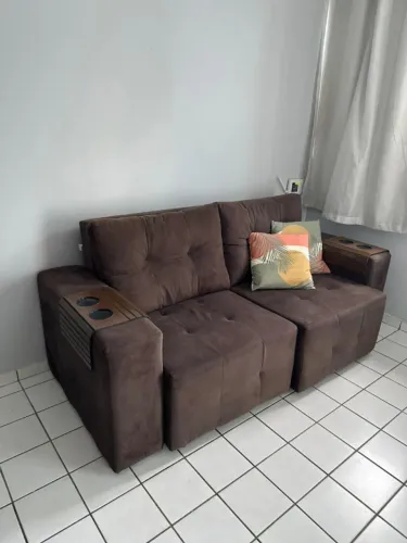 Sofá retrátil dois lugares 