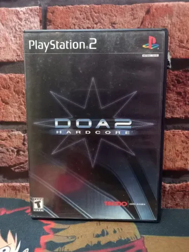 JOGO DEAD OR ALIVE 2 HARDCORE PS2 USA MANUAL COM DETALHES