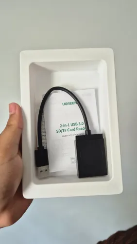 2 em 1 leitor USB 2.0 SD/TF card Reader