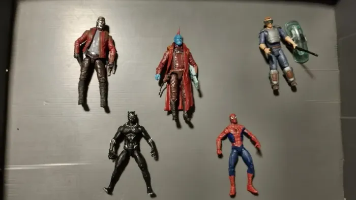 5-PACK GUARD OF GALAXY SPIDERMAN AVENGERS JURASSIC PARK ACTION FIGURES