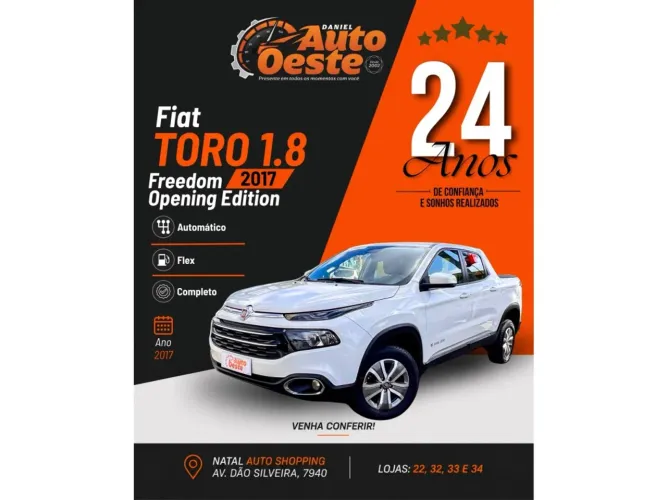 Fiat Toro Freedom 1.8 16V Flex Aut. 2017