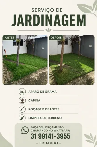 Serviço de jardinagem/capina/roçagem