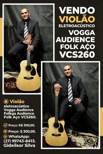 Vendo barato violão profissional