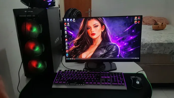 PC Gamer i7 + GTX 1050 2GB + Monitor + Teclado e Mouse