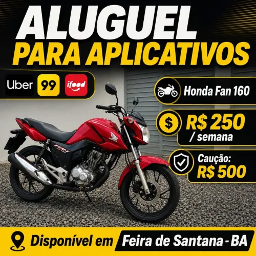 MOTO PARA ALUGA - FAN 160 2022