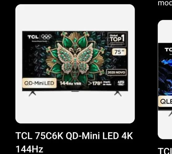 TV TCL 74P QLED 4K