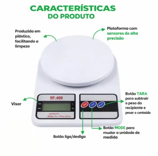 Balança digital 10 kg