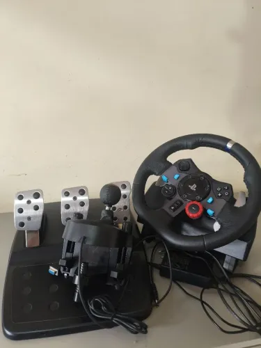 Logitech G29 + Câmbio + Pedais - Completo