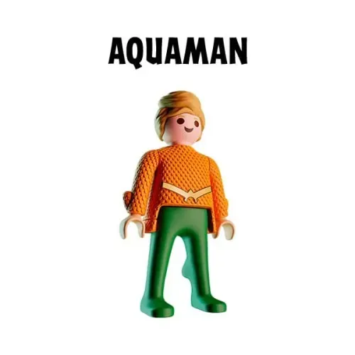 Brinquedo Kinder Ovo Playmobil Dc Comics Aquaman