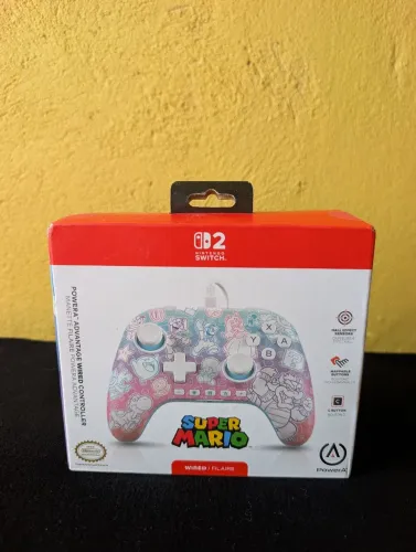 Controle PowerA Super Mario para Switch 2 novo lacrado