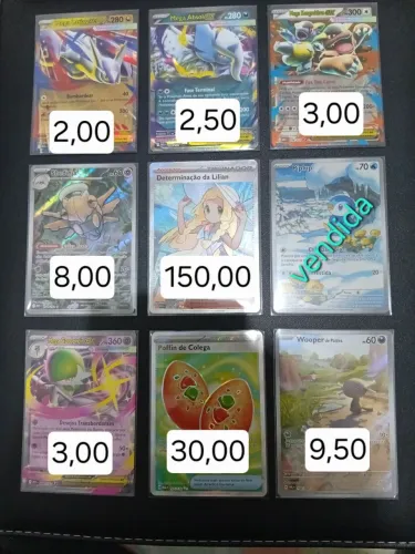 Cartas Pokémon Originais - Qualidade NM - Preços abaixo da Liga (LEIA DESCRIÇÃO!)