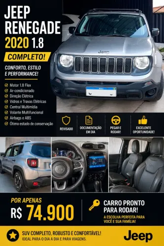 Jeep Renegade Sport 1.8 4X2 Flex 16V Aut. 2020