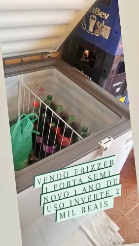 Vendo frizzer uma porta 1 ano de uso 