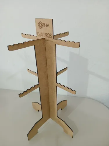 Porta chaveiros de MDF 3mm com placa personalizada