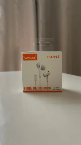 Fone de ouvido com fio ios