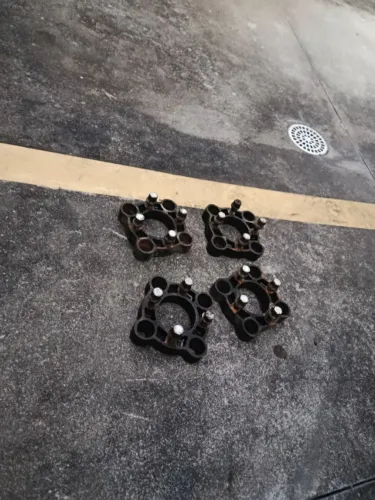 04 Pçs Alargador / Adaptador De Roda Fusca 4 F 4x130mm P/ 4x100mm