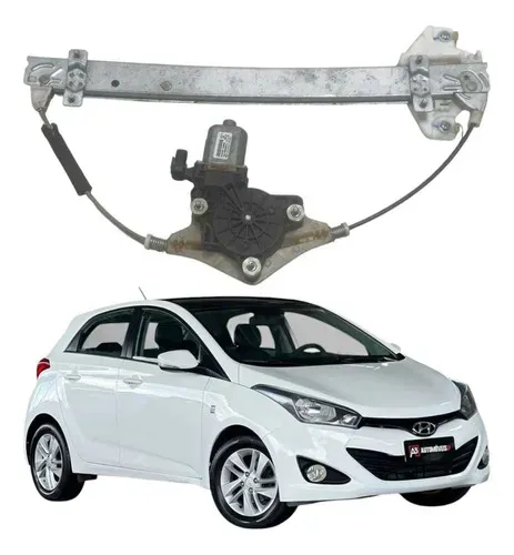 Máquina Vidro Porta Traseira Esquerda Hyundai Hb20 12 A 19