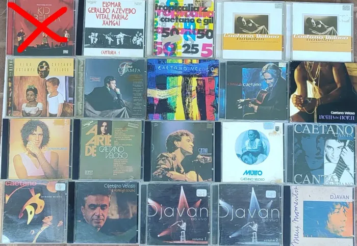 Lote com 80 CDs Diversos - Vendo Separado 
