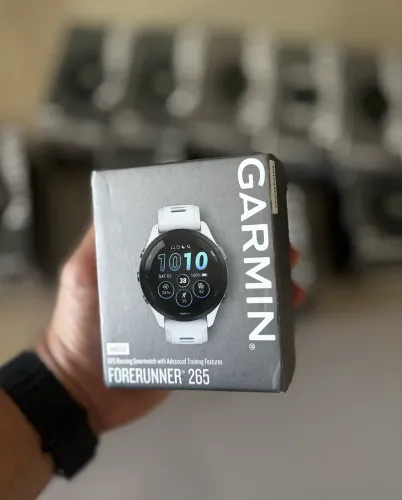 Relógio Garmin Forerunner 265 - Branco (Lacrado)