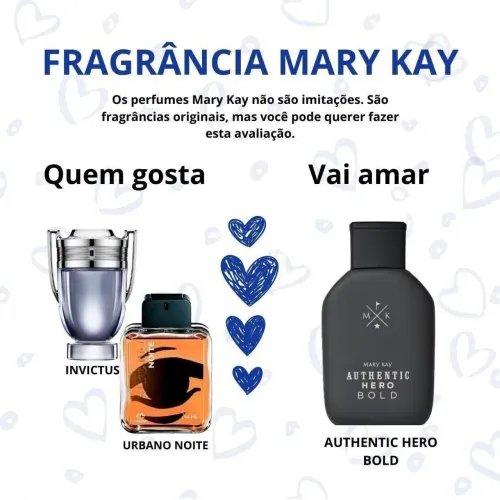 Perfume masculino - Autentic Hero Bold da MARY KAY