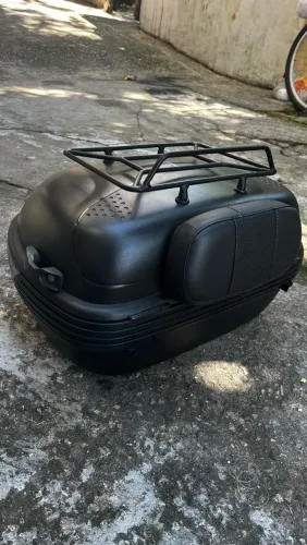 Bauleto Givi Monokey E460n 46 Litros + Base E250 Cor Preto