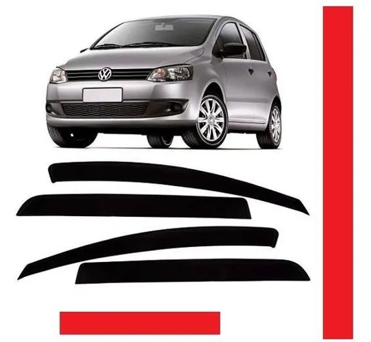 Calha De Chuva Defletor vw Fox crossfox spácefox 4 Portas todos xsiua ivpnqasasas