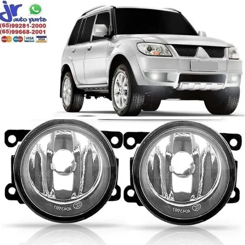 Par Farol De Milha Mitsubishi Tr4 2008 2009 2010 2011 2012 2013 Auxiliar Neblina