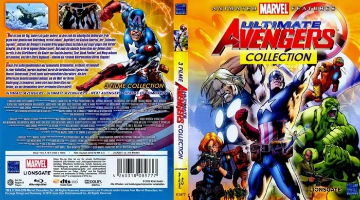 BLURAY FILMES MARVEL 