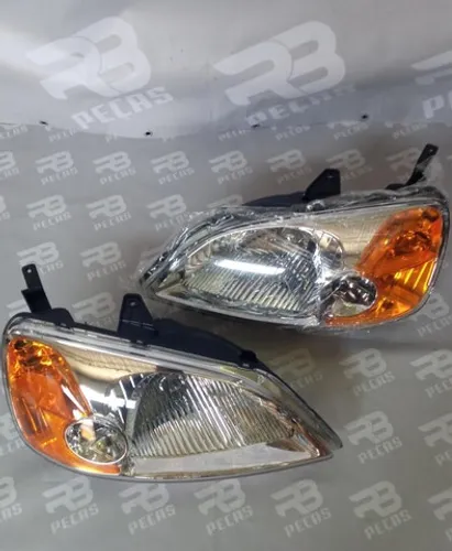 Par de farol Honda Civic 2001/2002/2003 novos zeros 