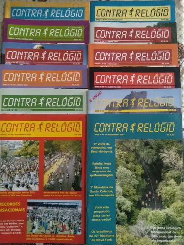 REVISTA CONTRA RELÓGIO ANO 2001 COMPLETA