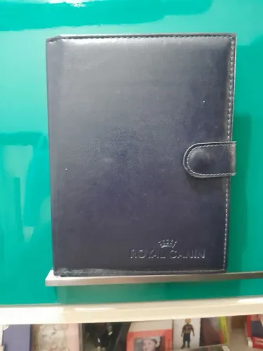Porta agenda com calculadora e prendedor 