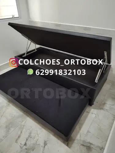 Box Baú solteiro com auxiliar na espuma d28 selada