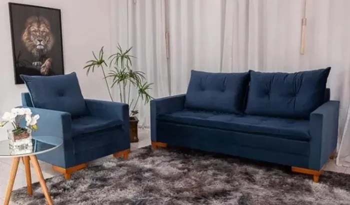 Sofa Living com Poltrona Inglaterra p765