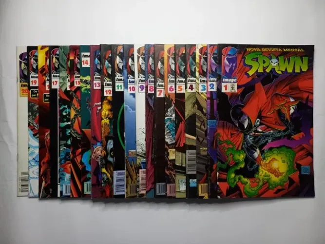 Quadrinhos  Spawn 1 a 100 Completa Editora Abril 1996 Excelentes
