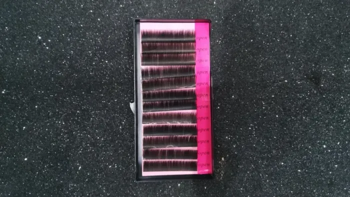 Cilios Fio A Fio Cartela Pink 12l 12mm