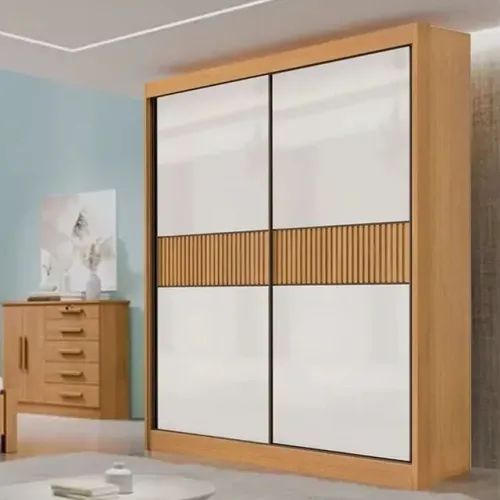 Roupeiro Santorini C/Detalhe Ripado 100% MDF rf311m