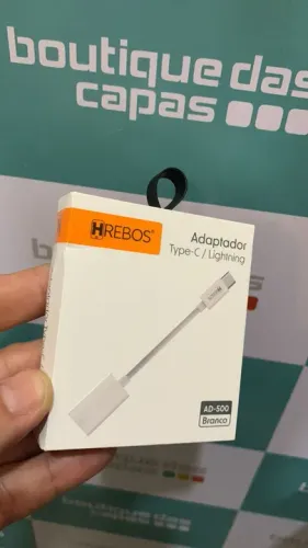 Adaptador Lightning iPhone ipad femea x tipo c macho AD-500 