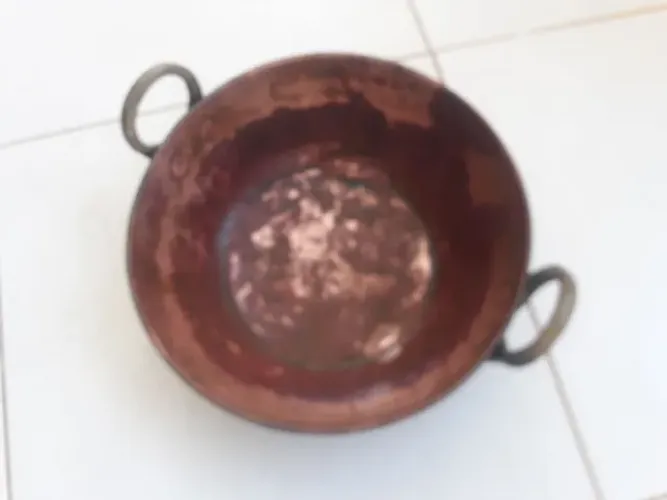 Tacho de cobre bruto da roça 5lts 