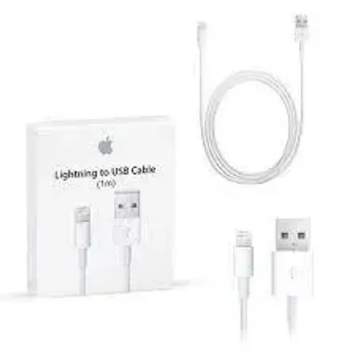CABO APPLE LIGHTNING DE 1 M MOD. COR BRANCA MD818