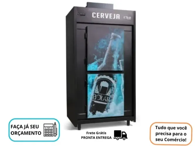 Cervejeira Minicâmara 20 Caixas 2 Portas Cegas Polar 220V Nova