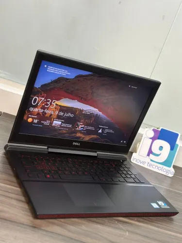 Notebook Dell Inspiron 15700 Gaming   Processador: i7- 7700HQ 2.8GHz, 7° geração  32GB DDR