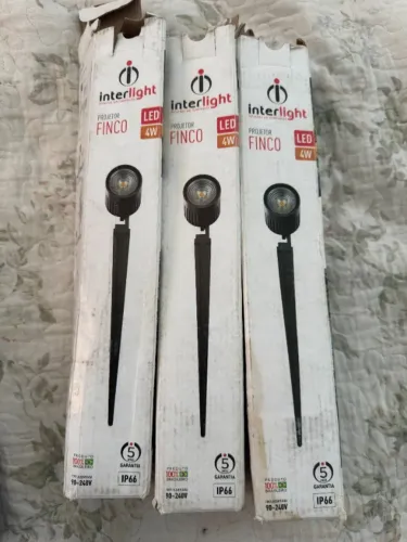 espeto de Jardim LED Finco 4W bivolt Interlight 3028-S