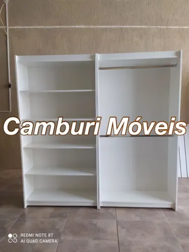 CABIDEIRO DUPLO COM PRATELEIRA - NOVO - ENTREGA RÁPIDA 