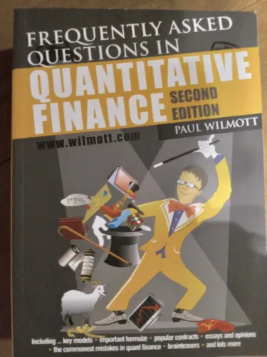 Frequently Asked Questions In Quantitative Finance - Paul Wilmott ISBN *8756
