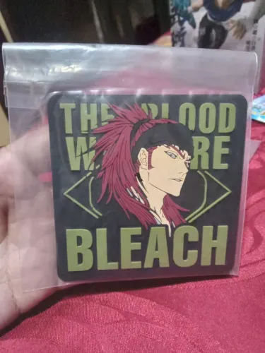 Porta Copos do anime Bleach The Blood War original de borracha novo!