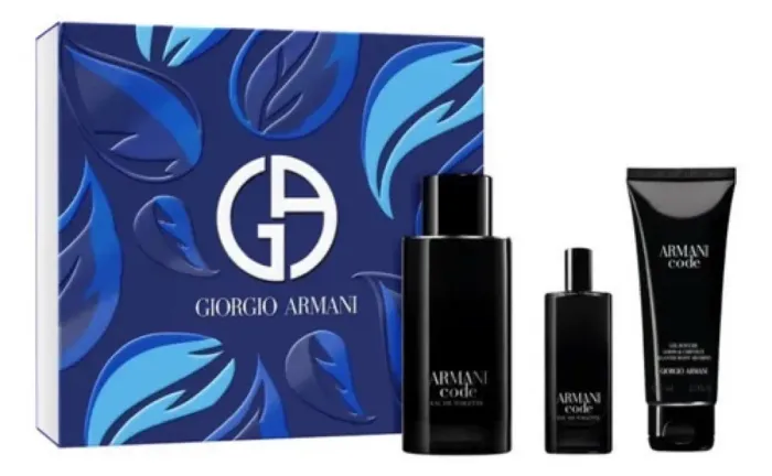 Kit Armani Code Men Edt 125 ml+15 ml+sg 75 ml valor 650