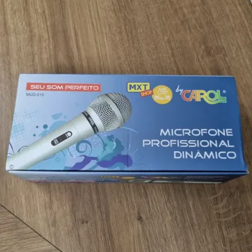 Microfone MXT com Fio Pro Dinâmico + Cabo
