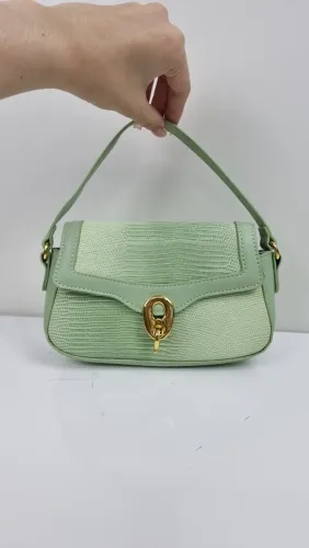 Bolsa Chic Texturizada verde claro